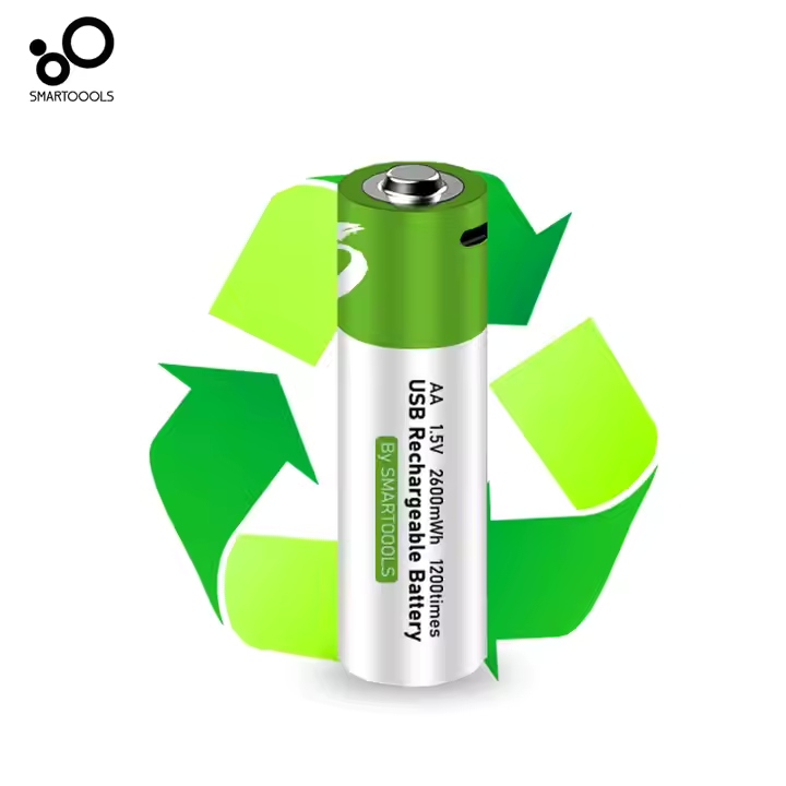 AA Type-C 1.5V Rechargeable Battery - 4 piece - Image 3